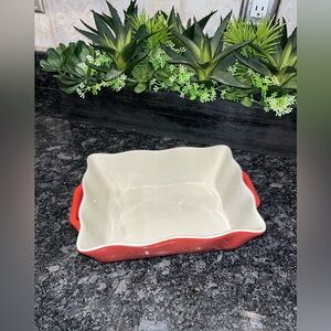 LAURIE GATES WARE Rectangular Porcelain Ceramic Serving Platter Tray 1qt